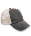 RC094X Result Vintage Truckers Cap Vintage Black colour image